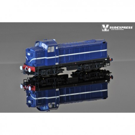 Locomotiva Diesel EE 1400 azul - Sem numeração